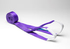 1000kg Duplex Violet Flat Webbing Slings - Made in UK 19m 1.0t