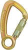 ISC Captive Eye Quadlock (4-way) Steel Karabiner - MBS 50kN - Zinc Plated