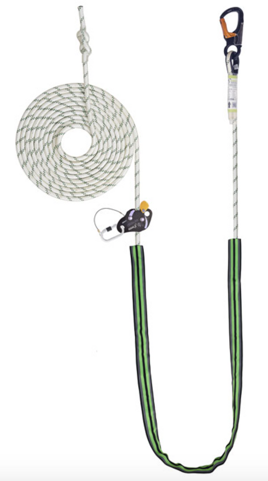 Kratos - 10m Adjustable Work Positioning Grip Adjusting Lanyard 10m