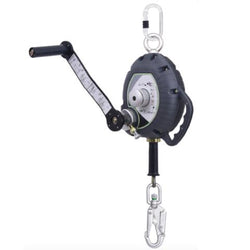 Kratos- 10m Olympe Wire Rope Fall Arrest Block c/w Integrated Recue Winch