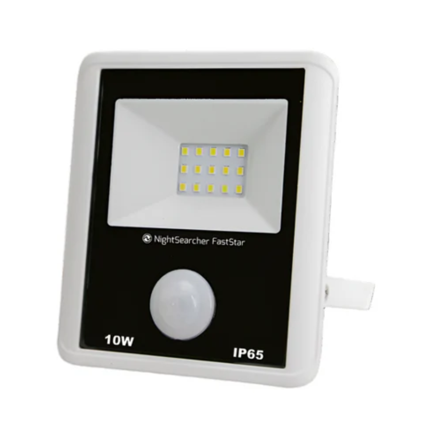 FastStar 10 PIR - 800 Lumens - 10W - AC Powered Floodlight