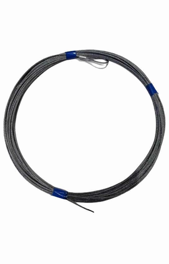 Pre cut 7 x 19 2mm Galvanised Wire Rope with Crimped Loop