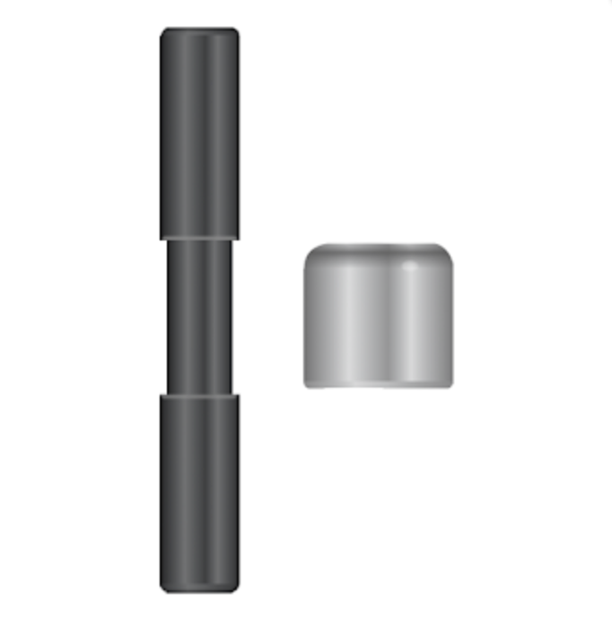 GT Cobra Grade 80 Spare Centre Pin and Bush 20mm