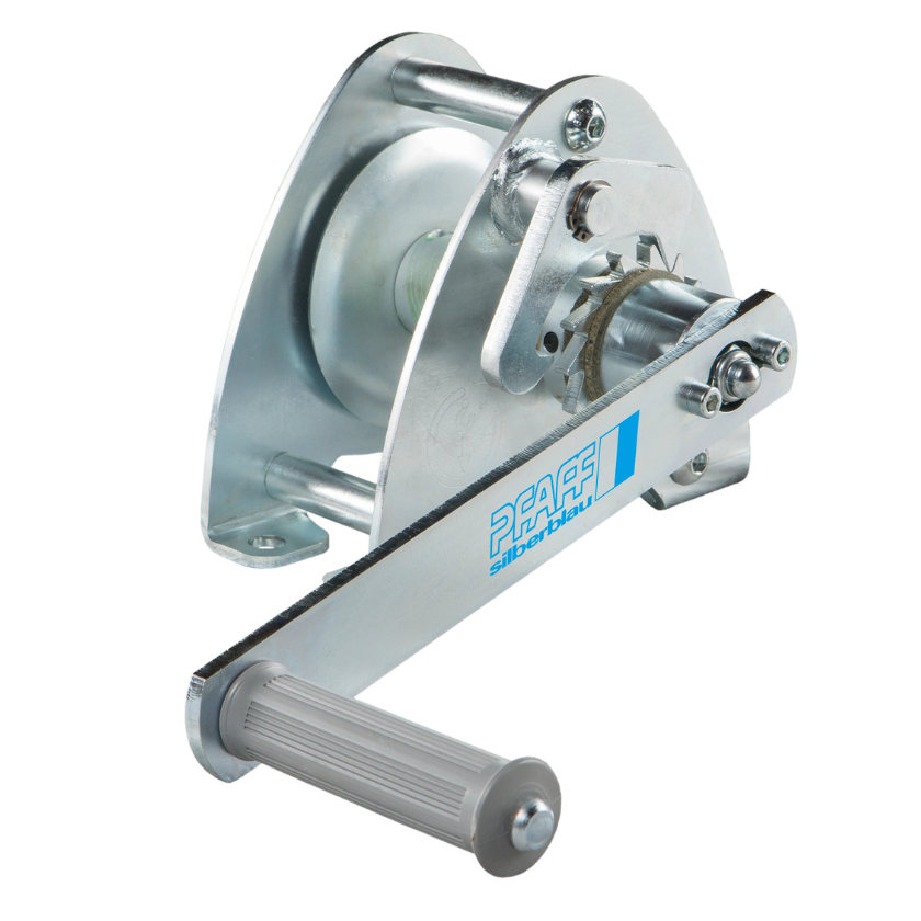 Pfaff LB 150kg Console-Mounted Wire Rope Winch, Galvanised Finish