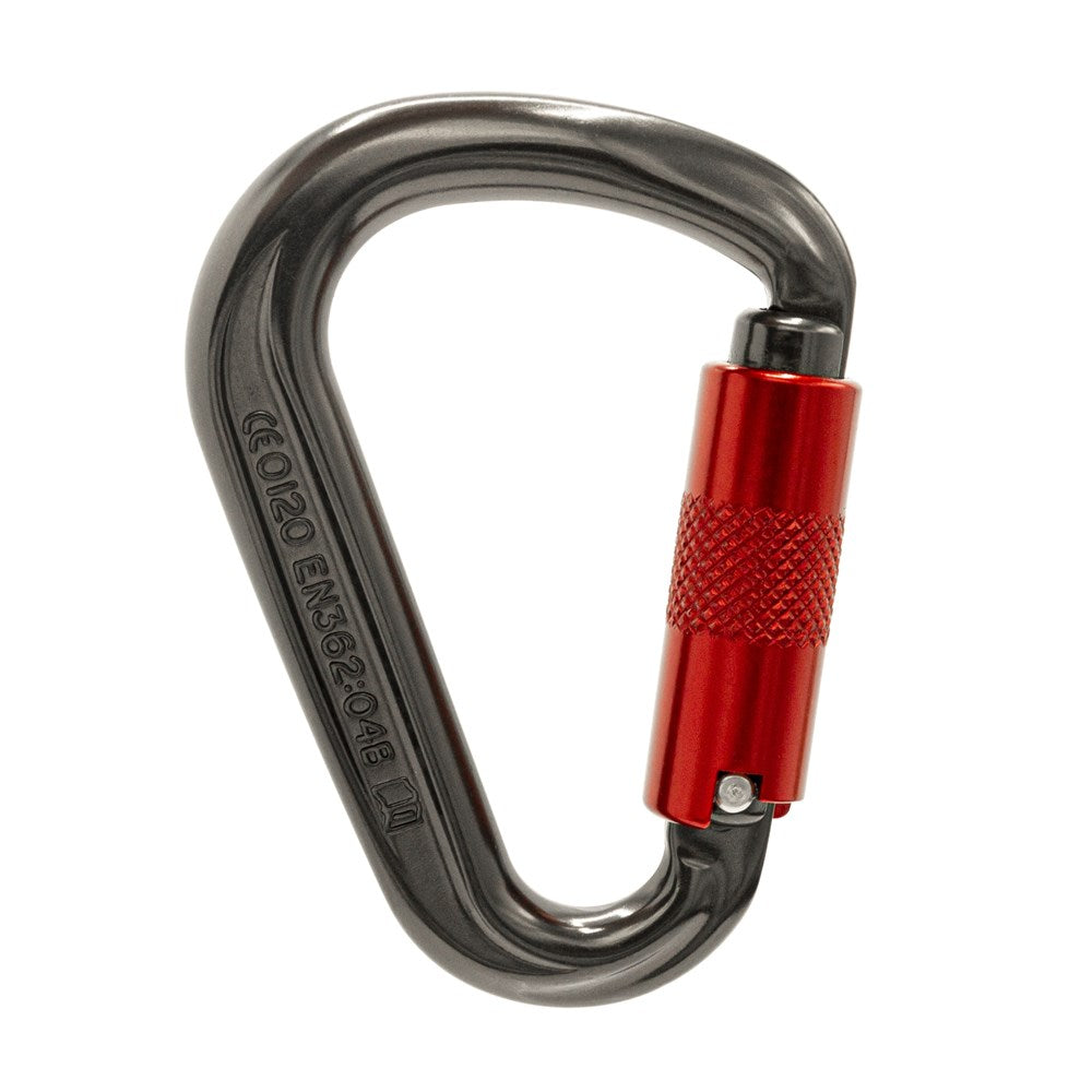 ISC Mini-HMS Twistlock (2-Way) Karabiner - MBS 27kN - Anodised Finish