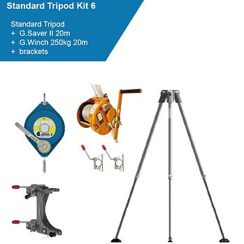 GLOBESTOCK G.Tripod 230 Standard TRIPOD KIT 6 (20m)