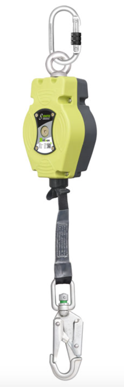 Kratos - 3.5m Length Helixon Retractable Webbing Fall Arrest Block - Vertical Use 3.5m