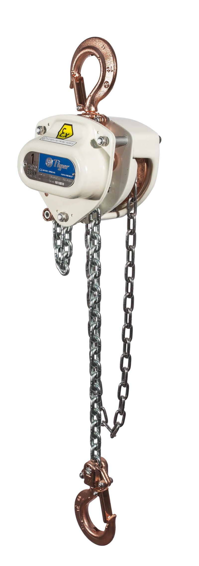 10.0t Capacity Tiger Spark Resistant Chain Blocks with Load Limiter - Model SS20 XCB