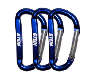 STEIN - Tool Clips - Aluminium Karabiner Type - Medium (1 x Pack of 3)