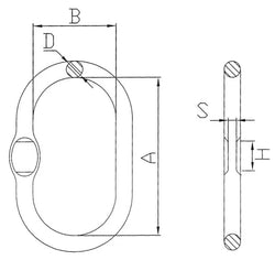 Grade 80 Master Link - Yellow Finish