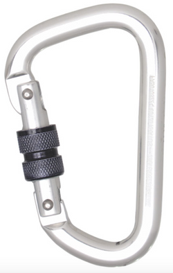 Kratos - Aluminium Screw Locking Karabiner - UIAA Approved - MBS 23kN