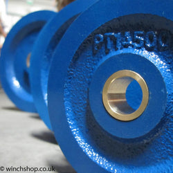 Cast Iron Pulley with Bronze Bush for Wire or Fibre Rope 500-3000kg Type 1A (PT1A)