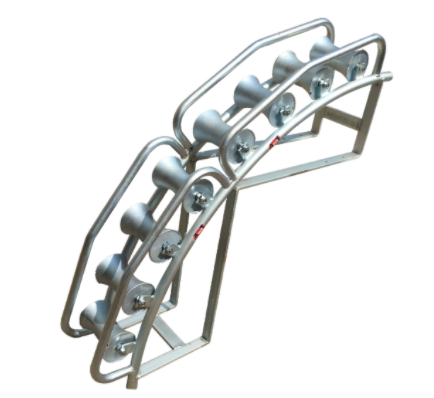 Large 8 Roller Corner & Manhole Cable Roller - Max Payload 500kg