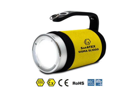 Sigma RSL 1000 - 890 Lumens - Zone 0 - Rechargeable ATEX Searchlight