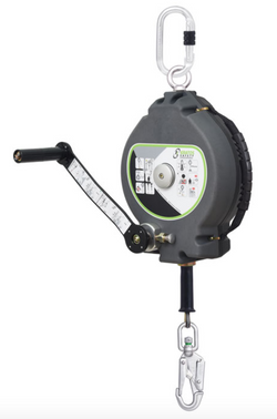 Kratos - 30m Olympe Wire Rope Fall Arrest Block c/w Integrated Rescue Winch