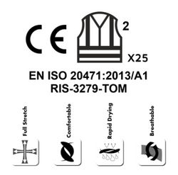 STEIN - X25 VENTOUT Hi-Viz T-Shirt Short Sleeve - Yellow - Assorted Sizes