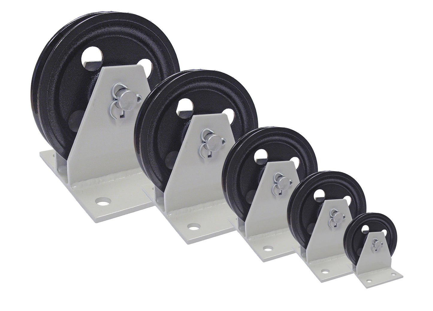 Gebuwin Steel Cable Pulleys with Bracket Type KB: 150-7500kg from RiggingUK