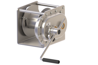 GEBUWIN - TC1000 and TC1500 SS/FS SPUR GEAR CONSOLE WINCH - STAINLESS STEEL FINISH