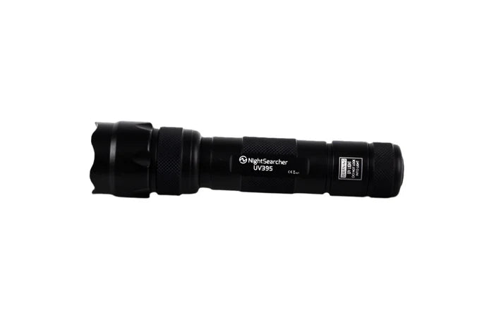 Buy UVLED 395nm Battery Powered Torch UK | UV Inspection Light from RiggingUK