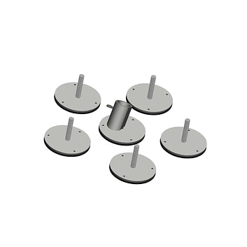 Xtirpa Large Rubber Feet (150mm) for Manhole Guard (Pack of 6)