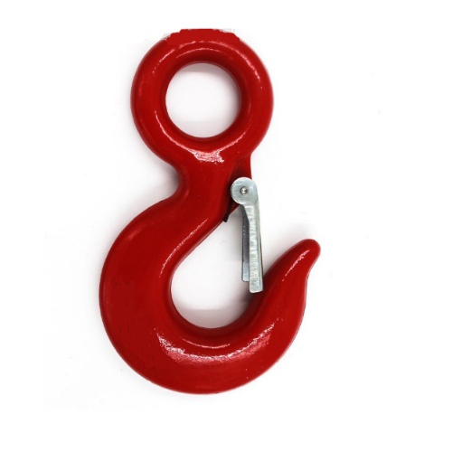 1T Steel Eye Hook - Red Paint Finish