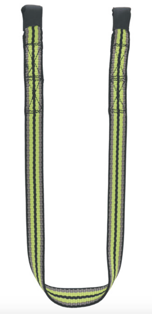 Kratos - 1.5m Length, 30mm Wide Restraint Webbing Lanyard - Plain Eyes Each End 1.5m