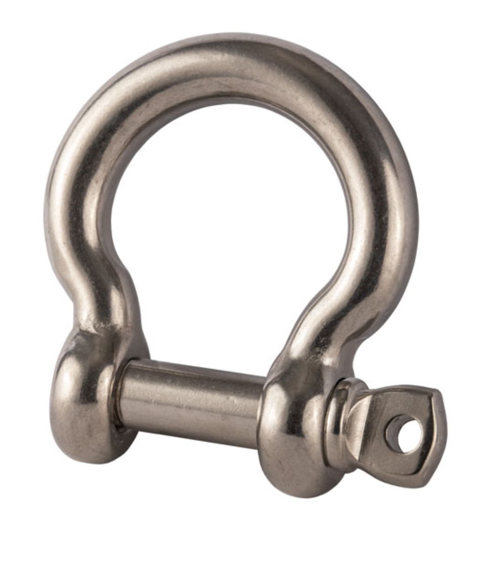 Stainless Steel Commercial Screw Pin Bow Shackle 16x16mm