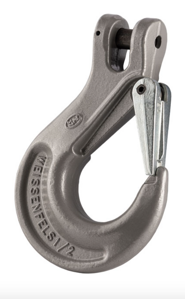 KITO - Grade 10 Clevis Sling Hook c/w Safety Catch to BS-EN 1677-2 16mm