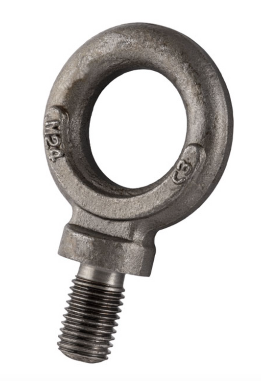 High Tensile Dynamo Eyebolt Metric Thread 24mm / 2t