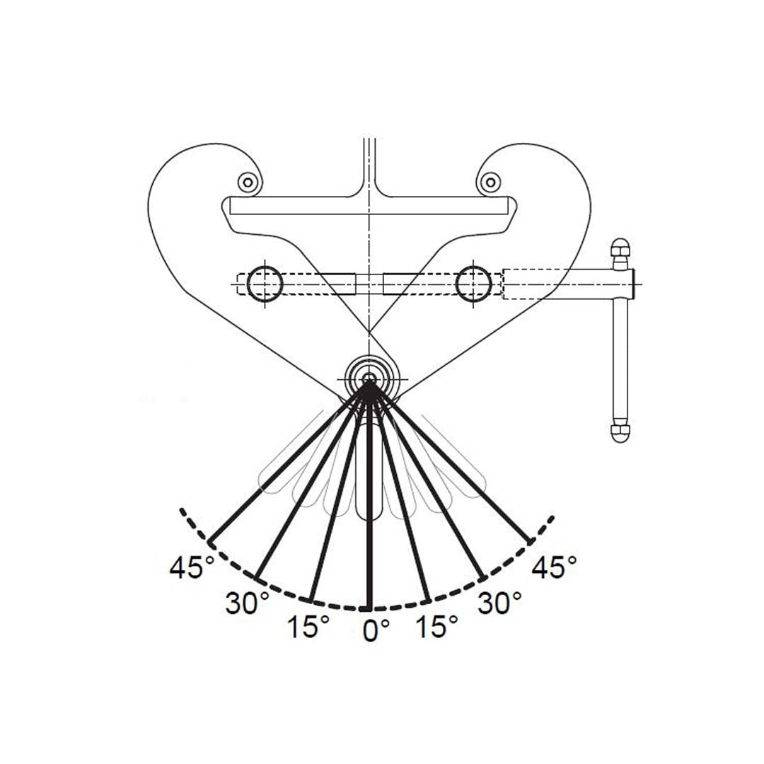 Tiger Beam Clamp with Shackle - 1t to 10t - Type BCS