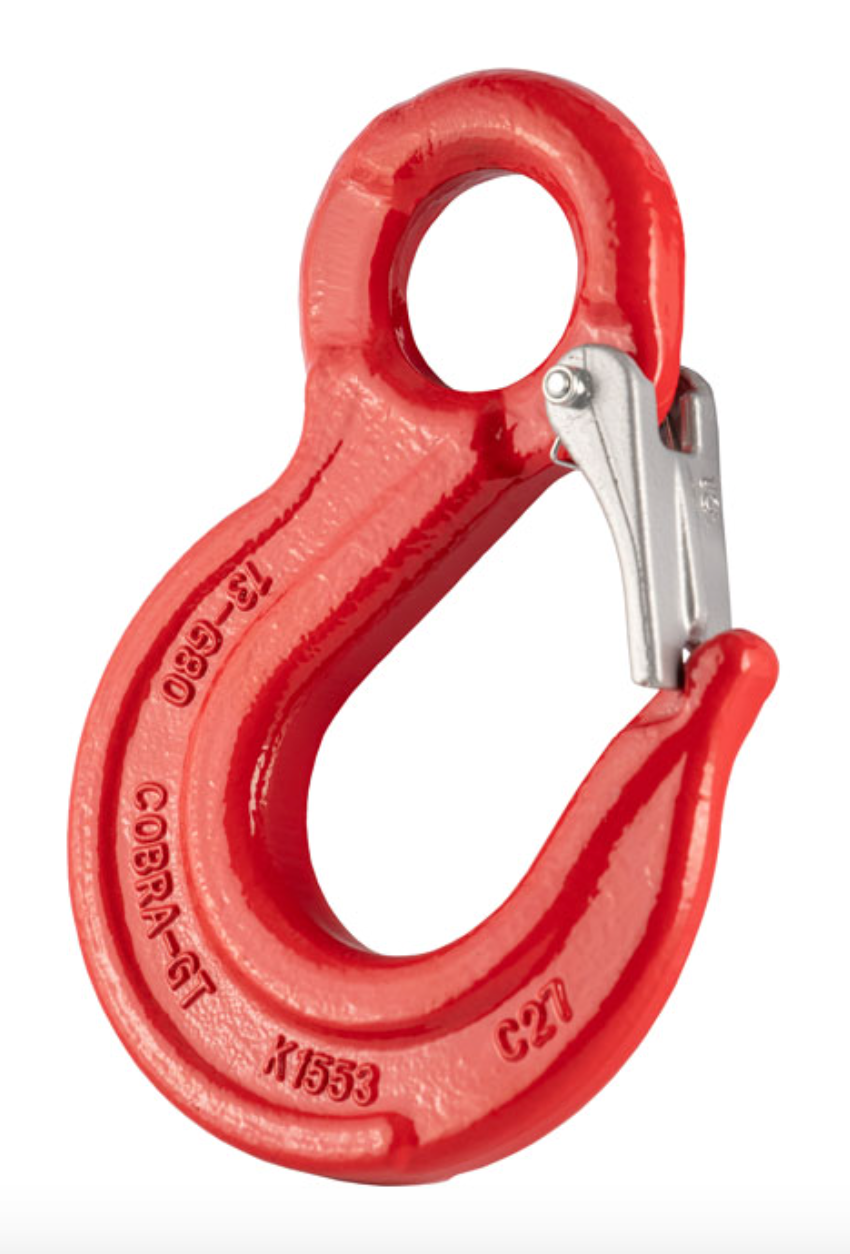GT Cobra Grade 80 Eye Sling Hook with Safety Catch 20mm / 12.5t