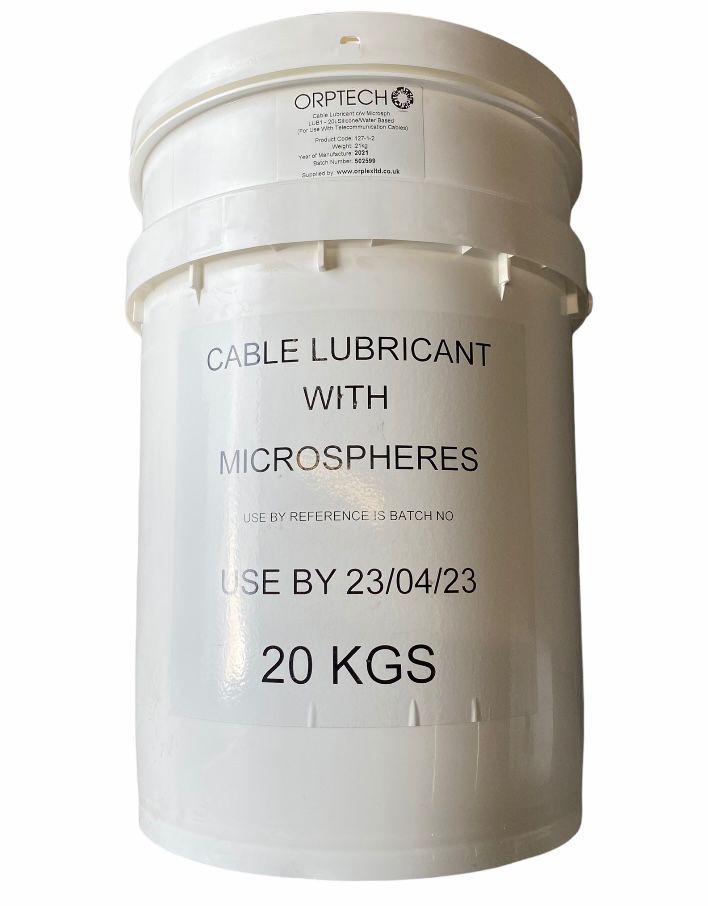 LUB1 - 20L Silicone and Water Based Cable Lubricant with Microspheres LUB1 - 20L Silicone and Water Based Cable Lubricant with Microspheres