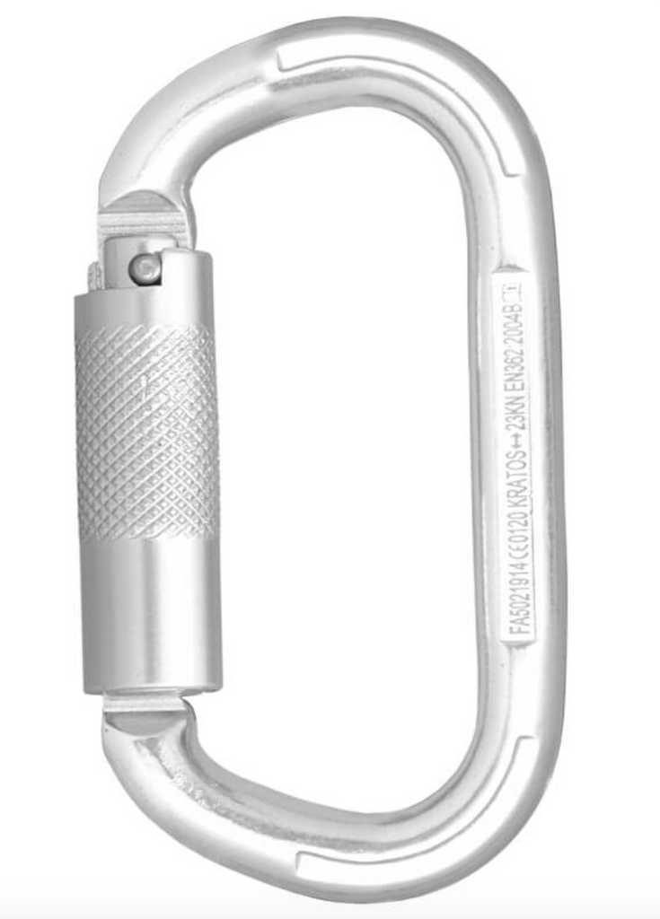 Kratos - Aluminium Quarter Turn Locking Karabiner - 23kN 14mm