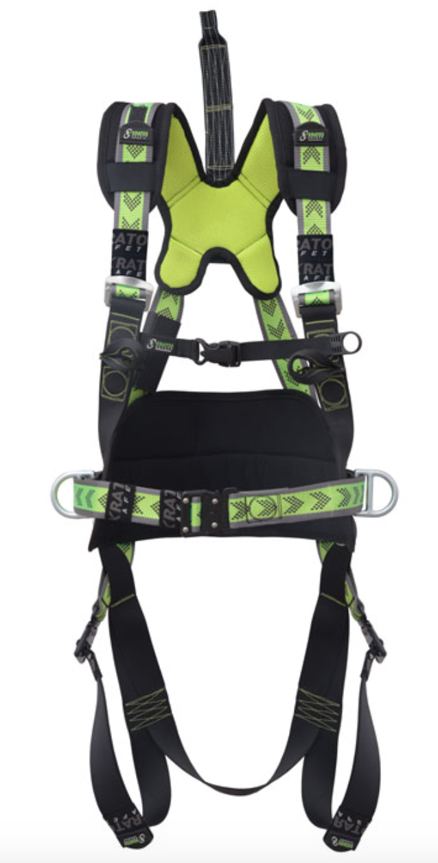 Kratos - 5 Point Comfort Full Body Harness with Belt and Extension Strap