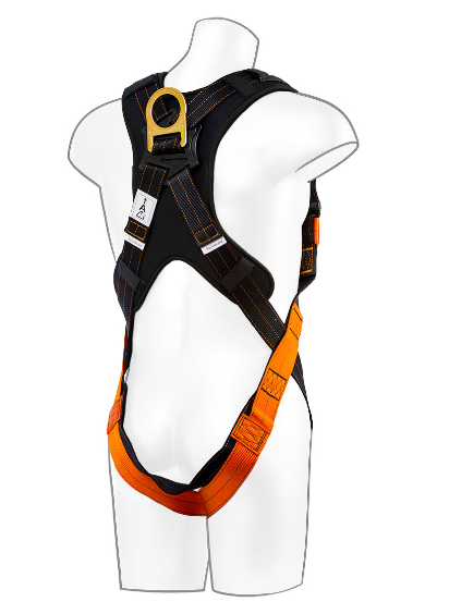 Portwest - Ultra 2 Point Safety Harness  - Black/Orange - SALE