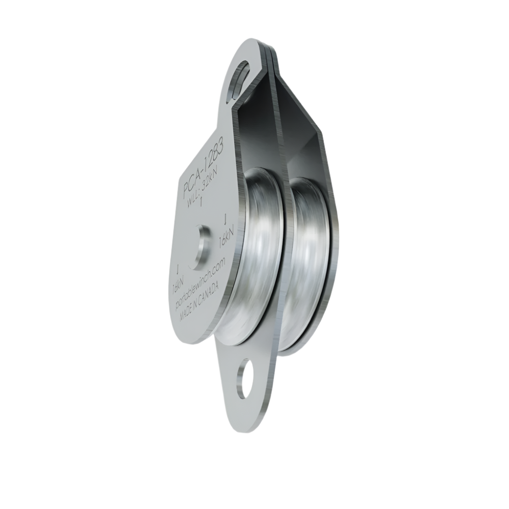 Rope winch 2025 pulley