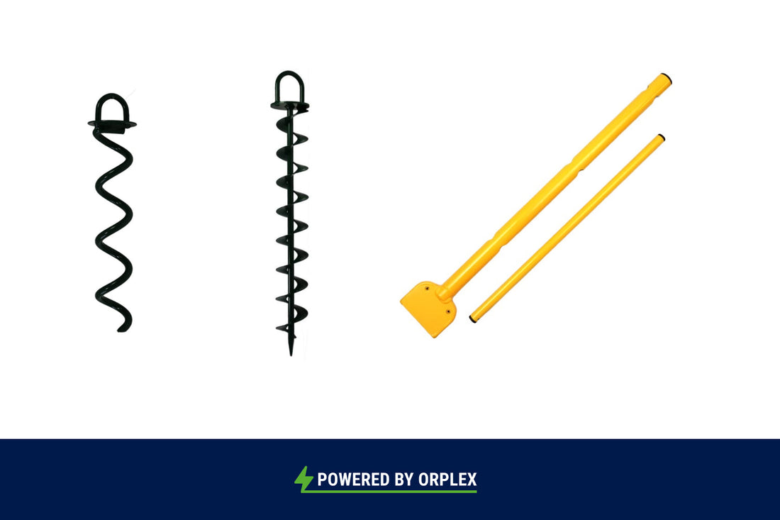 Featured image showing ground anchors