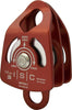 ISC Small Double Prussik Pulley with Becket - Aluminium - MBS 40kN - Max Rope Dia 13mm Roller Bearing
