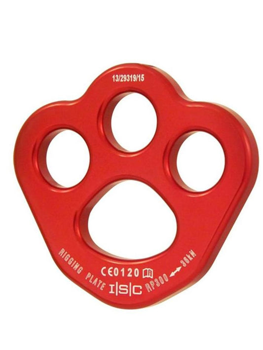 ISC Small Rigging Plate - MBS 35kN - Ali Red
