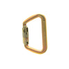 ISC Small Iron Wizard Twistlock (2-way) Steel Karabiner - MBS 70kN - Zinc Plated Finish