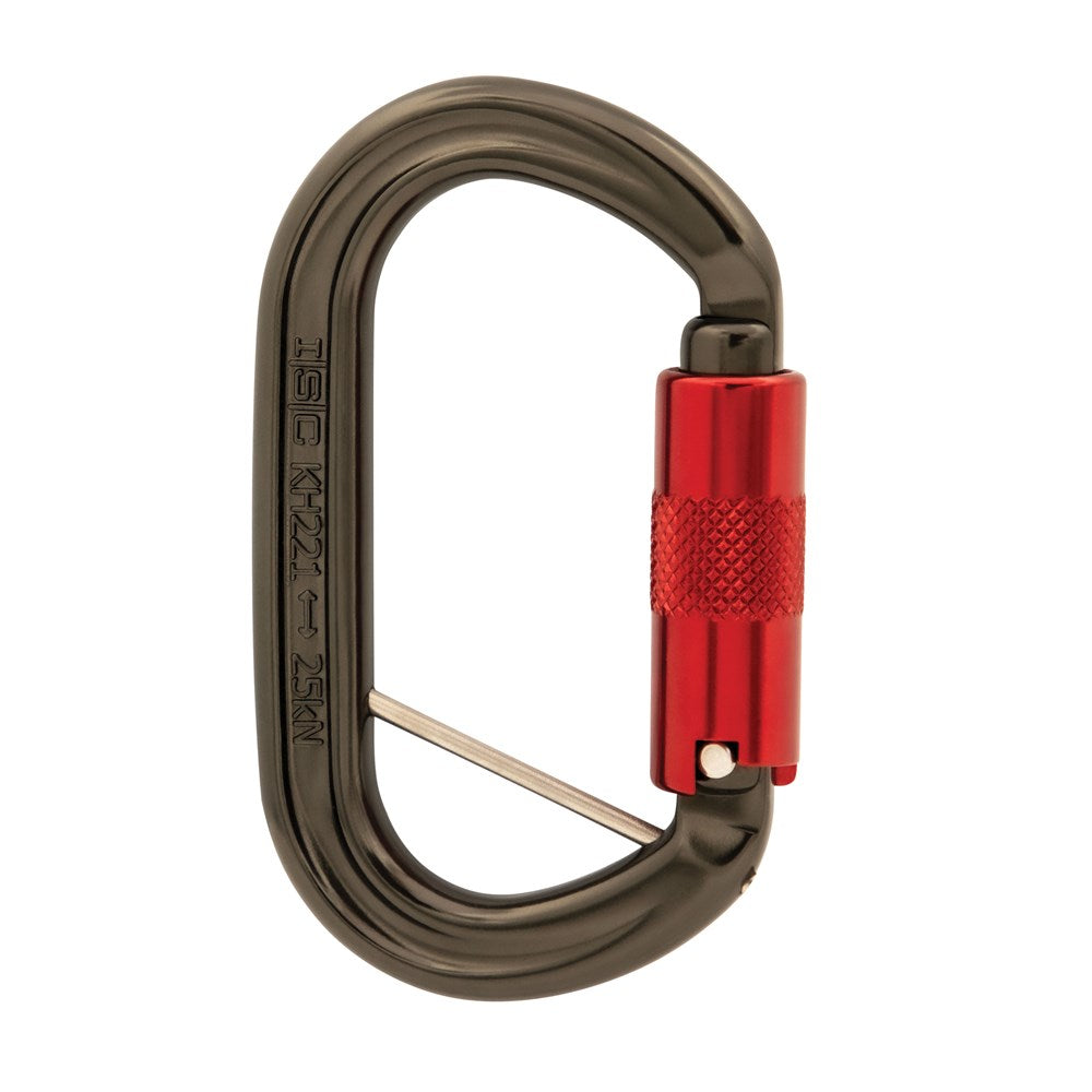 ISC Offset Oval Screwgate Karabiner - MBS 25kN