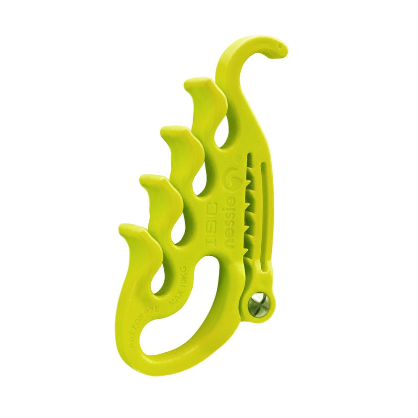 Lime Green Nessie Lanyard Management Clip by ISC