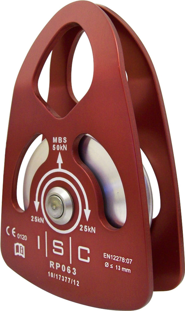 ISC Single Prussik Pulley - Aluminium - 50kN - Max Rope Dia 13mm