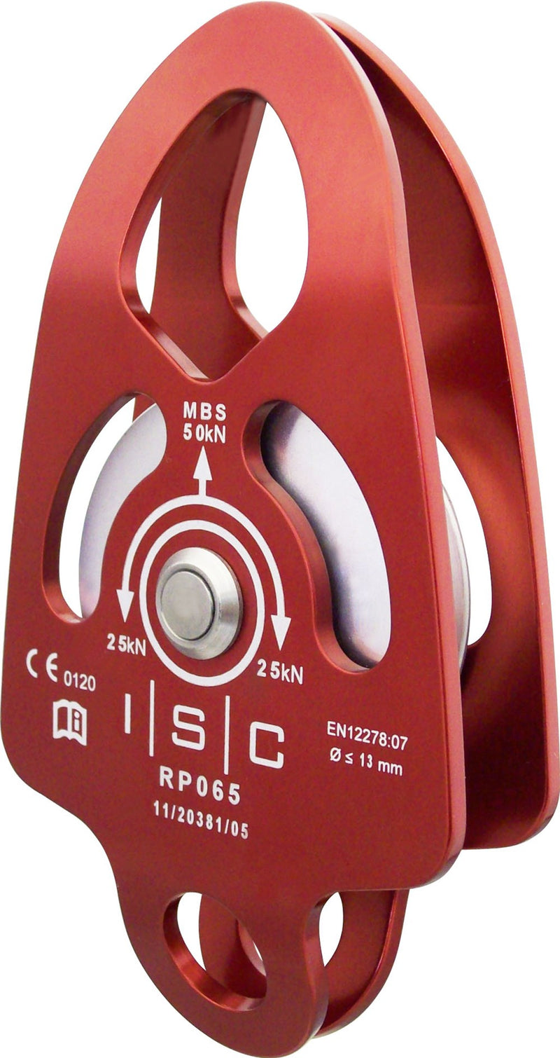 ISC Single Prussik Pulley with Load Becket - Aluminium - 50kN - Max Rope Dia 13mm