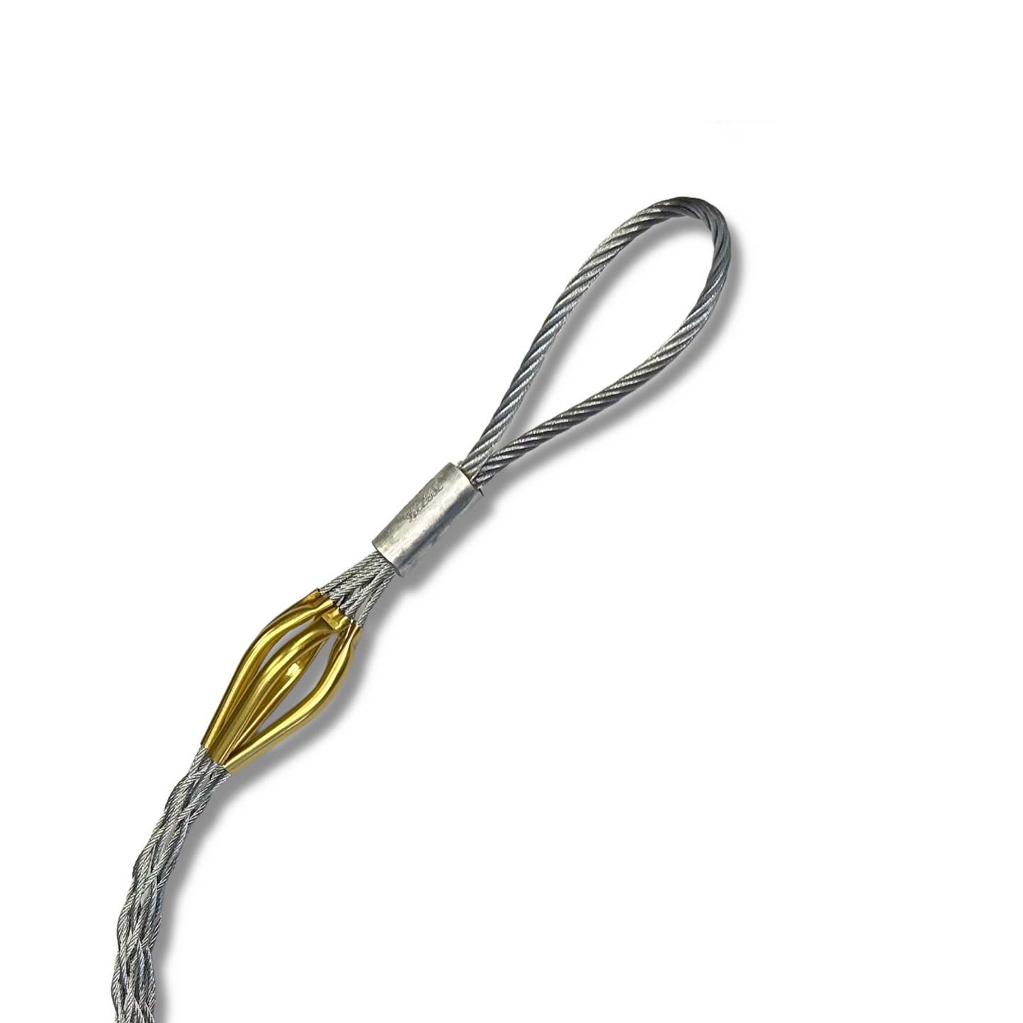 Eye of SlingCo LD type light duty pulling grip - Gold 25-38mm Range