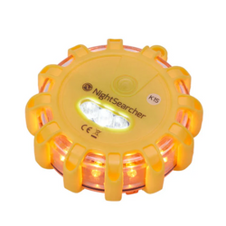  Pulsar AAA Yellow Hazard Warning Light – 360º Battery LED
