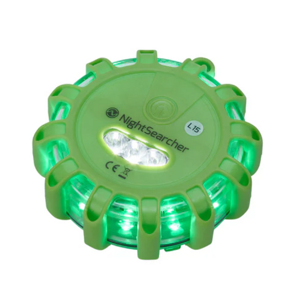Pulsar AAA Battery Powered Hazard Warning Lights - Green
