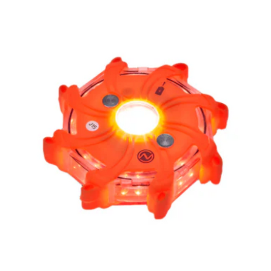 Red Pulsar Pro Rechargeable Hazard Warning Light by NightSearcher