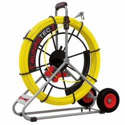  RUNPOTEC Fiberglass Rod Ø9mm 150m + Steel Cage