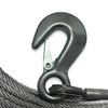Safety Hook on Pre cut 7 x 19 Galvanised Wire Rope  for Tiger BHW Winches